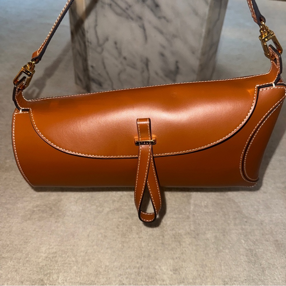 Staud Brown Leather Handbag - New - Picture 7 of 7